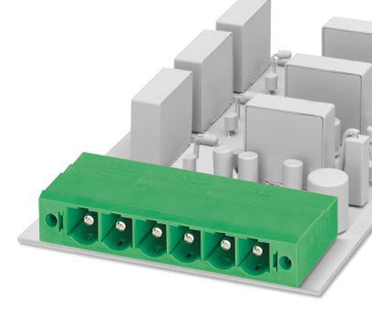 Phoenix Contact PC 6-16/.-GF Series Straight Solder PCB Header, 3 Contact(s), 10.16 mm Pitch, 1 Row(s), Shrouded [1913727]; 567-431