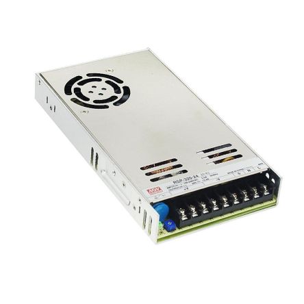 MEAN WELL Switching Power Supply, RSP-320-3.3, 3.3V, 60A, 300W, 124 → 370V dc Input Voltage [RSP-320-3.3]; 576-929