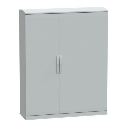 Schneider Electric NSY Series Fibreglass Reinforced Polyester Double-Door-Door Floor Standing Enclosure, Opaque Door, [NSYPHDZT15124P]; 577-152