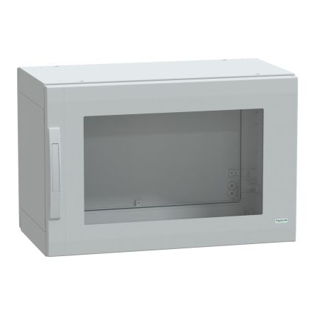 Schneider Electric NSY Series Fibreglass Reinforced Polyester Single-Door-Door Floor Standing Enclosure, Transparent [NSYPLA574TG]; 577-154