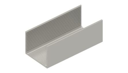 Fischer Elektronik KO Series Aluminium Cover for Use with 100mm Eurocards, 220 x 105 x 83mm [KOH 14 220 ME]; 577-573