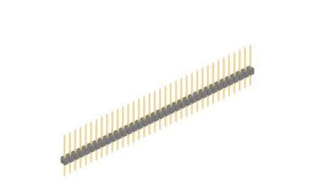 Fischer Elektronik SL Series Straight Through Hole PCB Connector, 36 Contact(s), 2.54 mm Pitch, 1 Row(s), Unshrouded [SL 1 104 36 G]; 577-577
