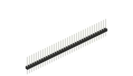 Fischer Elektronik SL Series Straight Through Hole PCB Connector, 36 Contact(s), 2.54 mm Pitch, 1 Row(s), Unshrouded [SL 1 104 36 Z]; 577-578