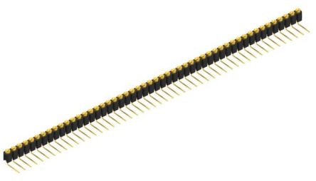 Fischer Elektronik MK Series Straight Through Hole PCB Connector, 50 Contact(s), 2.54 mm Pitch, 1 Row(s), Unshrouded [MK 06 50 G]; 577-584