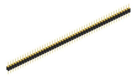 Fischer Elektronik MK Series Straight Through Hole PCB Connector, 50 Contact(s), 2.54 mm Pitch, 1 Row(s), Unshrouded [MK 05 50 G]; 577-589