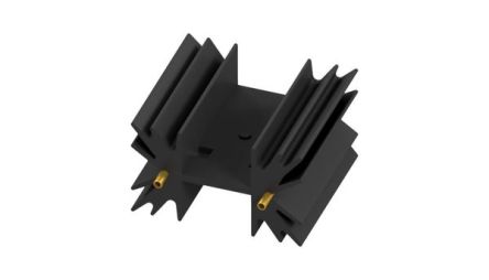 Fischer Elektronik Heatsink, PGA, 6.5K/W, 38.1 x 42 x 25mm, PCB Mount [SK 129 38,1 STC]; 577-599