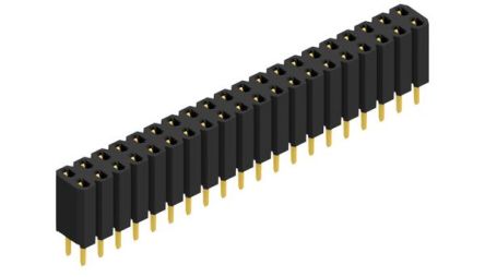 Fischer Elektronik BL Series Straight Through Hole PCB Connector, 10 Contact(s), 2.54 mm Pitch, 2 Row(s), Shrouded [BL 2 10 G]; 577-633