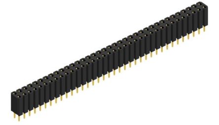 Fischer Elektronik BL Series Straight Through Hole PCB Connector, 72 Contact(s), 2.54 mm Pitch, 2 Row(s), Shrouded [BL 2 72 G]; 577-659