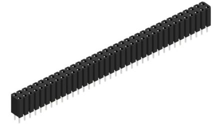 Fischer Elektronik BL Series Straight Through Hole PCB Connector, 72 Contact(s), 2.54 mm Pitch, 2 Row(s), Shrouded [BL 2 72 Z]; 577-661