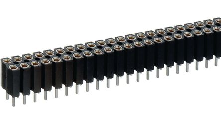 Fischer Elektronik BL Series Straight Through Hole PCB Connector, 72 Contact(s), 2.54 mm Pitch, 2 Row(s), Shrouded [BL 6 72 Z]; 577-674