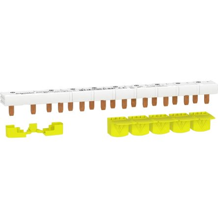Resi9 Busbar, 230V ac, 18mm Pitch [R9PXH210]; 585-420