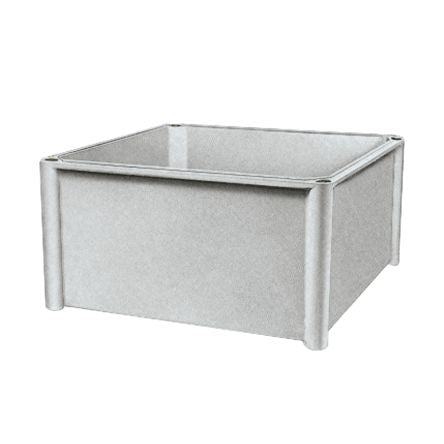 PanelSeT Series Grey Glass Fibre Reinforced Polyester General Purpose Enclosure, IP66, IK09, 360x720x135cm [NSYFPLS3672G]; 585-493