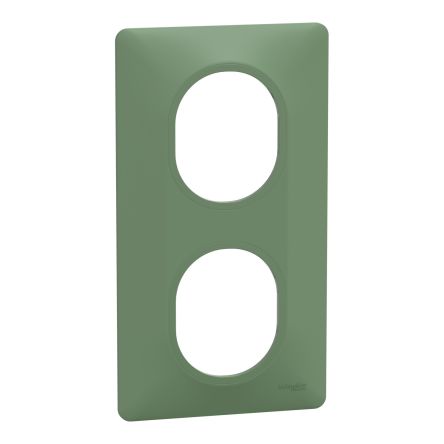Green 2 Gang Light Switch Cover [S320724B]; 585-510