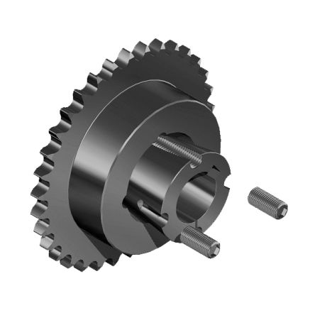 SKF 28 Tooth Taper Bush Sprocket, PHS 08B-1TB28 08B-1 Chain Type [PHS 08B-1TB28]; 587-796