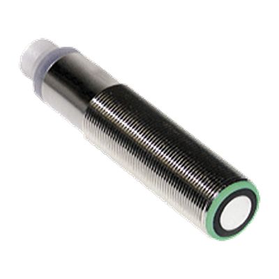 Pepperl + Fuchs Ultrasonic Barrel Proximity Sensor, M18, 70 → 1000 mm Detection 0-10 V, 15 → 30 V [UB1000-18GM75-U-V15]; 588-532