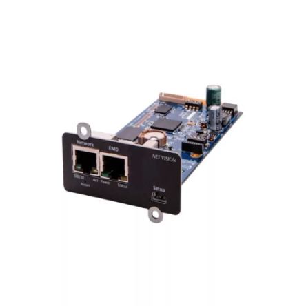 Socomec Communication Interface, for use with Enterprise Network, NET VISION Series [NET-VISION8CARD]; 588-758