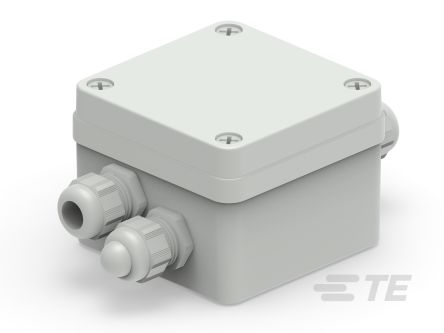TE Connectivity 1SNS Series Grey Polycarbonate Junction Box, IP66, 167.8 x 100 x 75mm [1SNS470000Z0206]; 588-992
