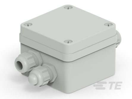 TE Connectivity 1SNS Series Grey Polycarbonate Junction Box, IP66, 167.8 x 100 x 75mm [1SNS470000Z0207]; 588-993