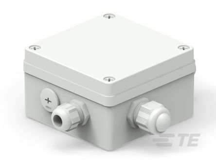 TE Connectivity 1SNS Series Grey Polycarbonate Junction Box, IP66, 193.9 x 170 x 76mm [1SNS470000Z0208]; 588-994