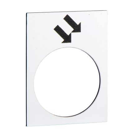 Schneider Electric Legend for Use with XACA, XACB, XACM, None, Arrow [ZB2BY4914]; 589-808