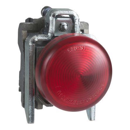 Schneider Electric, Harmony, PCB, Through Hole Red LED Pilot Light Complete, 22mm Cutout, IP65, Round, 120V [XB4BVBG4EX]; 589-824