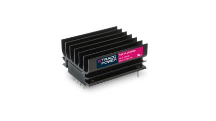 TRACOPOWER TEN 40UIR DC-DC Converter, 5.1V dc/ 8A Output, 14 TO 160 V dc Input, 40W, PCB Mount, +90°C Max Temp -40°C [TEN 40-7211UIR]; 589-928