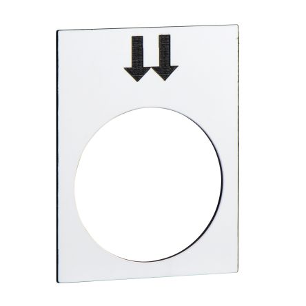 Schneider Electric Legend for Use with XACA, XACB, XACM, None, Arrow [ZB2BY4908]; 589-993