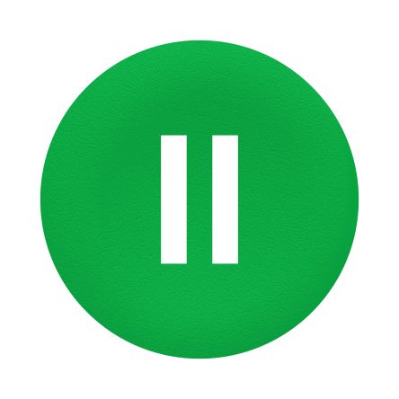 Schneider Electric Green Push Button Cap for Use with Harmony XAL, Harmony XB4, Harmony XB5, 22mm [ZBA336]; 590-013