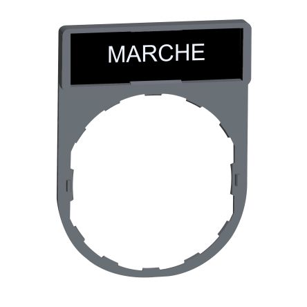 Schneider Electric Legend Holder for Use with Harmony XB4, Harmony XB5, MARCHE [ZBY2103C0]; 590-015