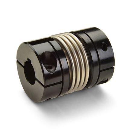 Ruland Bellows Coupling, 79.4mm Outside Diameter, 30 mm, 40 mm Bore, 96.7mm Length Flexible Coupling [MBCK80-40-30-A]; 592-117
