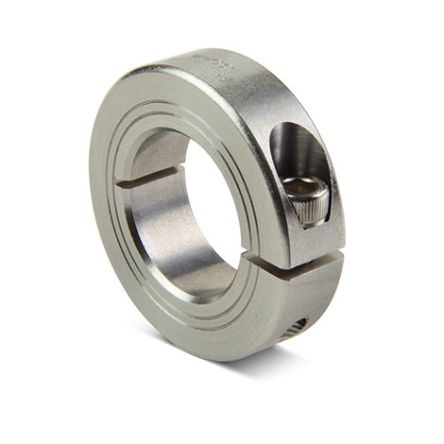 Ruland Shaft Collar, One Piece, Clamp, Bore 17mm, OD 36mm, W 13mm, Steel [MCL-17-SS]; 592-568