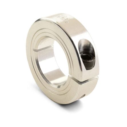 Ruland Shaft Collar, One Piece, Clamp, Bore 18mm, OD 36mm, W 13mm, Aluminium [MCL-18-A]; 593-147