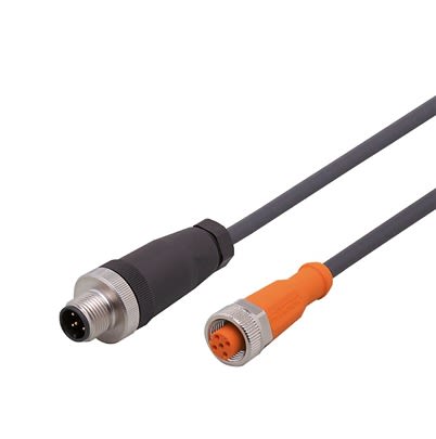 ifm electronic, EY Series M12 Cable, 100mm Cable Length for Use with Sensor [EY3092]; 594-845