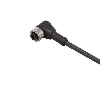 ifm electronic Straight 3 way 1/2 in Circular to Right Angle Female 3 way Unterminated Sensor Actuator Cable, 5m [E10210]; 594-855