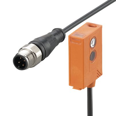 ifm electronic Diffuse Reflection Photoelectric Sensor, Rectangular Sensor, 1 → 600 mm Detection Range [OJ5060]; 595-040
