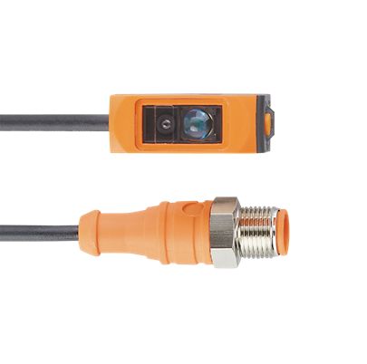 ifm electronic Diffuse Reflection Photoelectric Sensor, Rectangular Sensor, 1 → 100 mm Detection Range IO-LINK [O6H704]; 595-226
