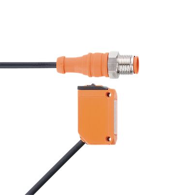 ifm electronic Through Beam Photoelectric Sensor, Rectangular Sensor, 10 m Detection Range [O6E201]; 595-256