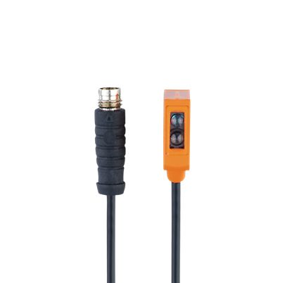 ifm electronic Diffuse Reflection Photoelectric Sensor, Rectangular Sensor, 1 → 50 mm Detection Range [O8H217]; 595-296