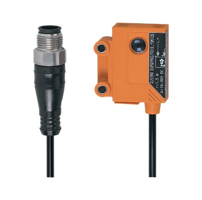 ifm electronic Retro Reflective Photoelectric Sensor, Rectangular Sensor, 0.2 → 1.5 m Detection Range [OJ5190]; 595-401