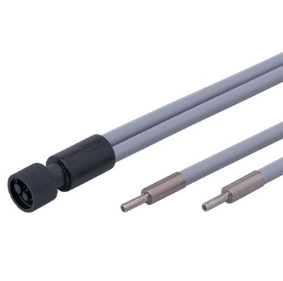ifm electronic Through Beam Photoelectric Sensor, 120 mm (OKF), 120 mm (OUF), 400 mm (OOF), 1200 mm (OCF) Detection [E20492]; 595-458