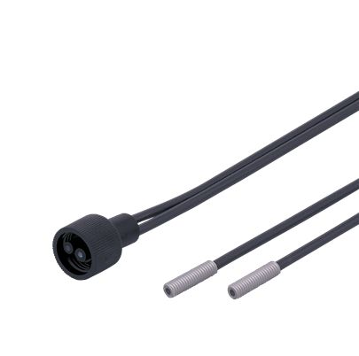 ifm electronic Through Beam Photoelectric Sensor, 120 mm (OKF), 120 mm (OUF), 400 mm (OOF), 790 mm (OCF) Detection Range [E20059]; 595-459