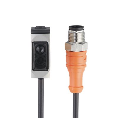 ifm electronic Through Beam Photoelectric Sensor, Rectangular Sensor, 10 m Detection Range [O6S402]; 595-510