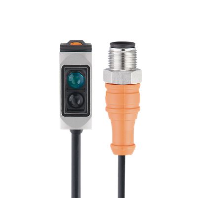 ifm electronic Retro Reflective Photoelectric Sensor, Rectangular Sensor, 0.05 → 5 m Detection Range [O6P405]; 595-540