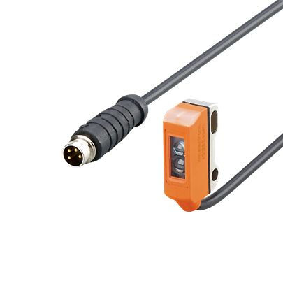 ifm electronic Through Beam Photoelectric Sensor, Rectangular Sensor, 3 m Detection Range [O8E205]; 595-565