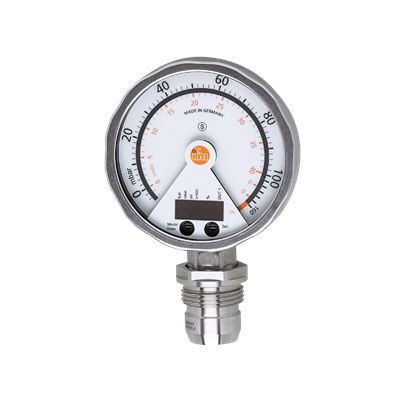 ifm electronic PG Series Pressure Sensor, -0.005bar Min, 0.1bar Max, Analogue Output, Relative Reading [PG2889]; 596-177