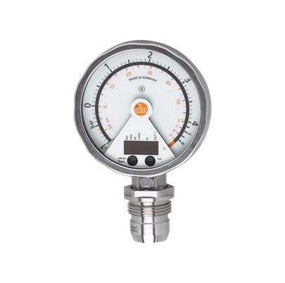 ifm electronic PG Series Pressure Sensor, -1bar Min, 4bar Max, Analogue Output, Relative, Vaccum Reading [PG2895]; 596-178