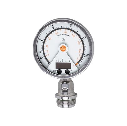 ifm electronic PG Series Pressure Sensor, -1bar Min, 10bar Max, Analogue Output, Relative, Vaccum Reading [PG2794]; 596-452