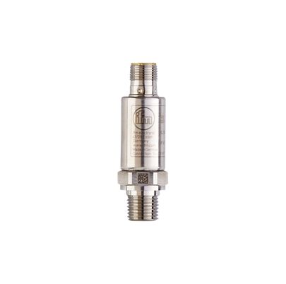 ifm electronic PT2 Series Pressure Transmitter, -14.2psi Min, 200psi Max, 4 - 20 mA Output, Relative Reading [PT2494]; 596-461