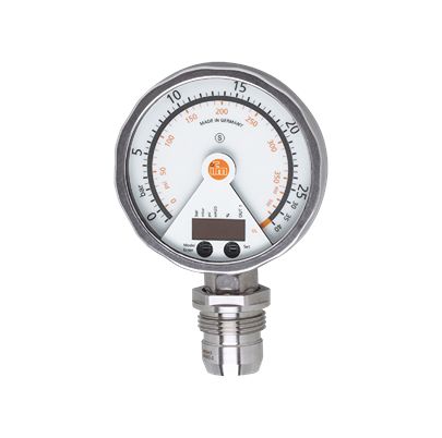 ifm electronic PG2 Series Pressure Sensor, -1bar Min, 25bar Max, 4 -20mA, PNP/NPN Output, Relative, Vaccum Reading [PG2893]; 596-666