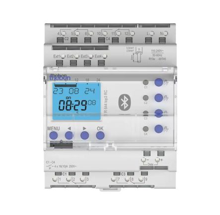 Theben Digital Time Switch 230 V ac, 4-Channel [6440330]; 597-182